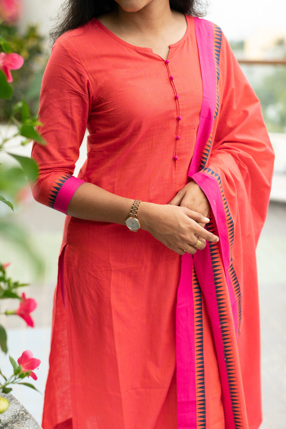 IM-Ravali Coral Kurta(XS, S, M Available)