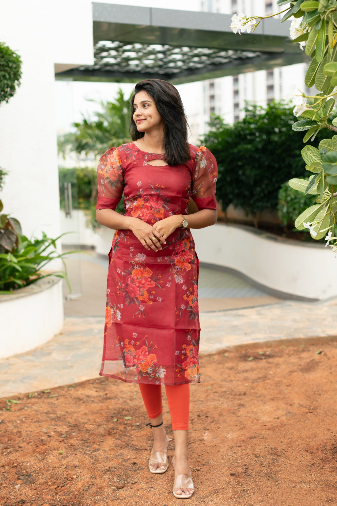 IM-Aria Maroon Kurta (XS Available)