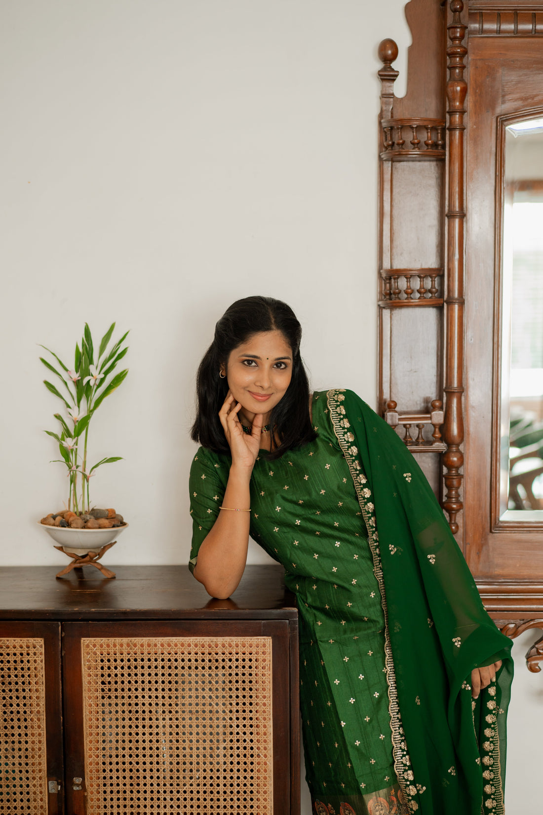 IM-Sneha Green (Only Kurta)