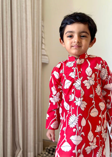IM-Krish Red floral