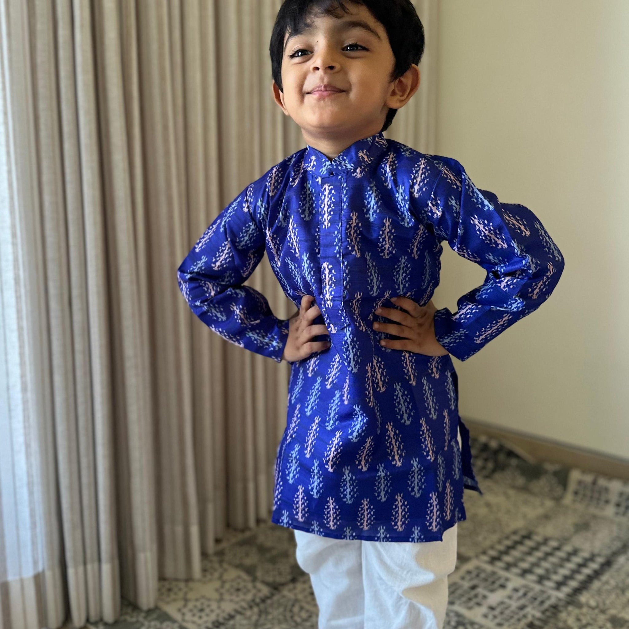 IM-Krish Blue Ikat