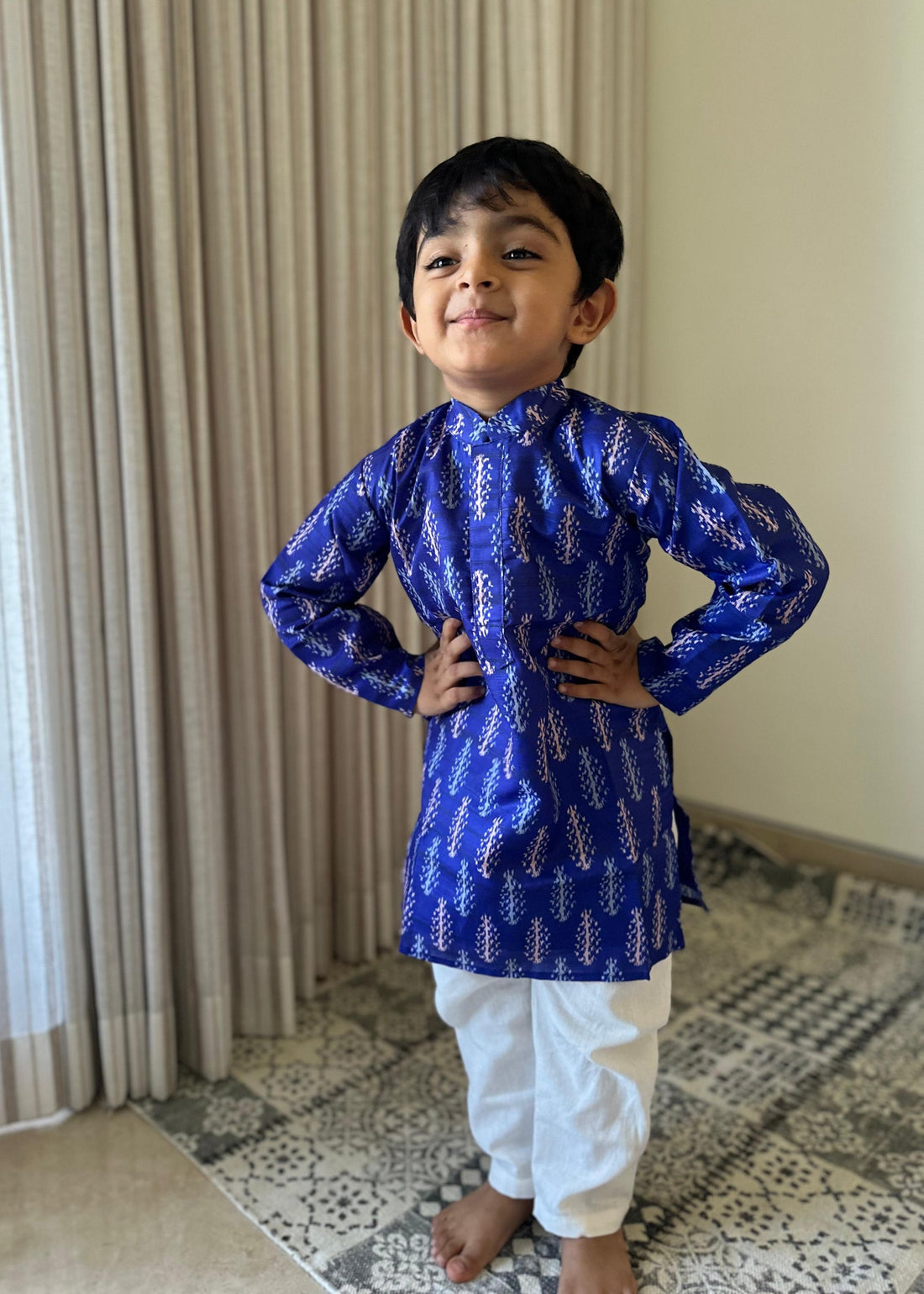 IM-Krish Blue Ikat - Anicha
