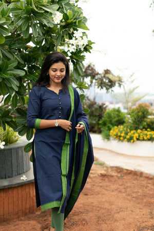 Ravali Blue Kurta