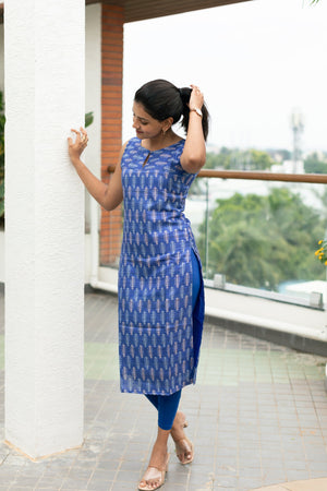 Athirai Blue Kurta