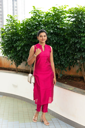 Madhuri Pink Kurta Set