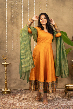 IM-Pallavi Marigold (XS Available)