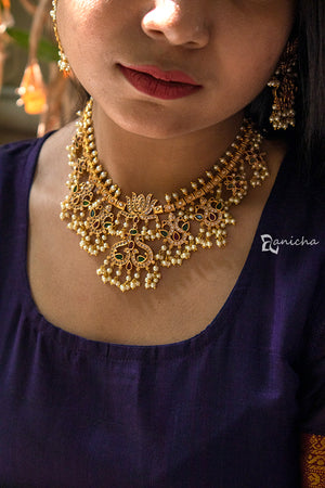 AD haram-necklace-earrings set