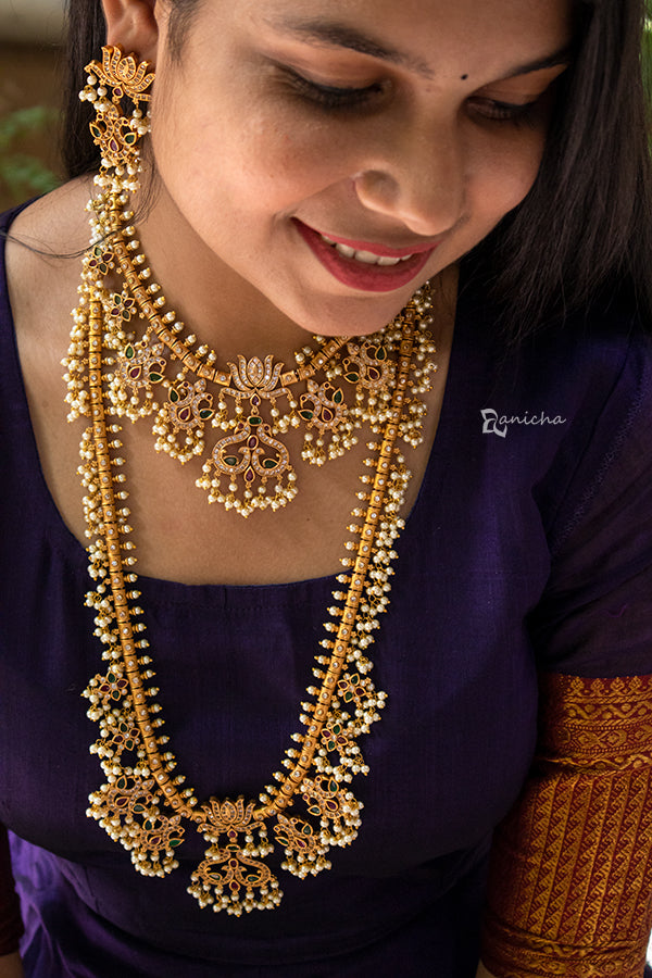 AD haram-necklace-earrings set