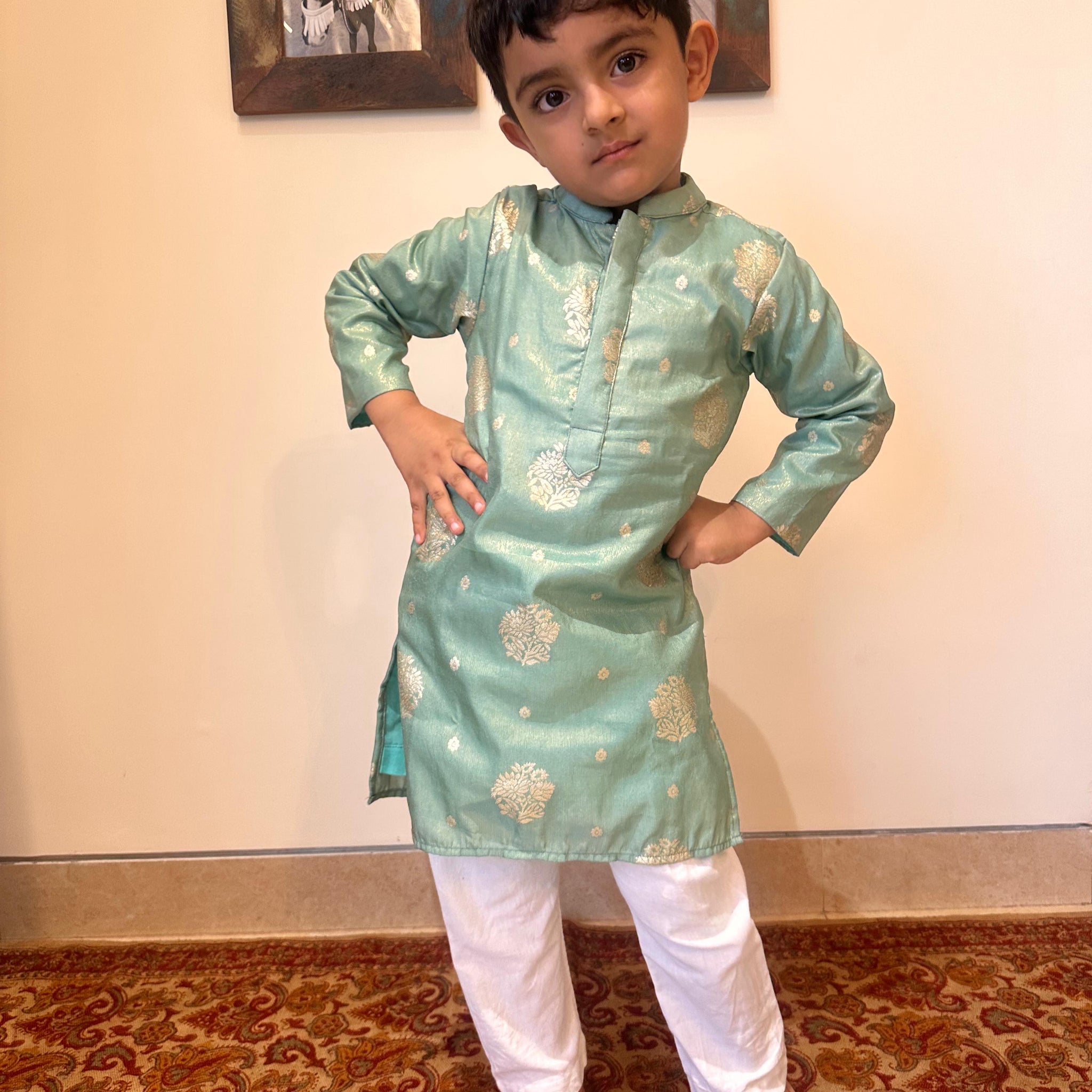 IM-Krish Mint Green Silk