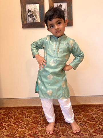 IM-Krish Mint Green Silk