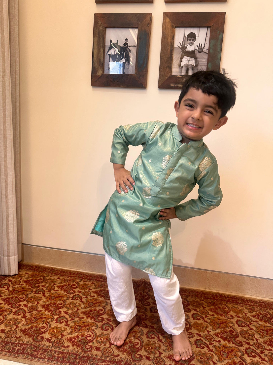 IM-Krish Mint Green Silk