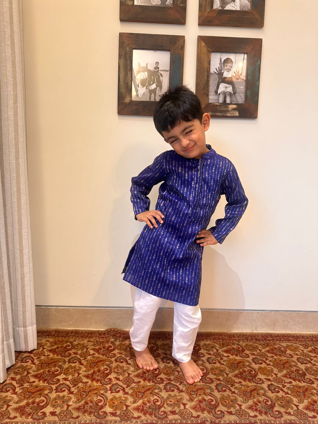 IM-Krish Royal Blue Silk