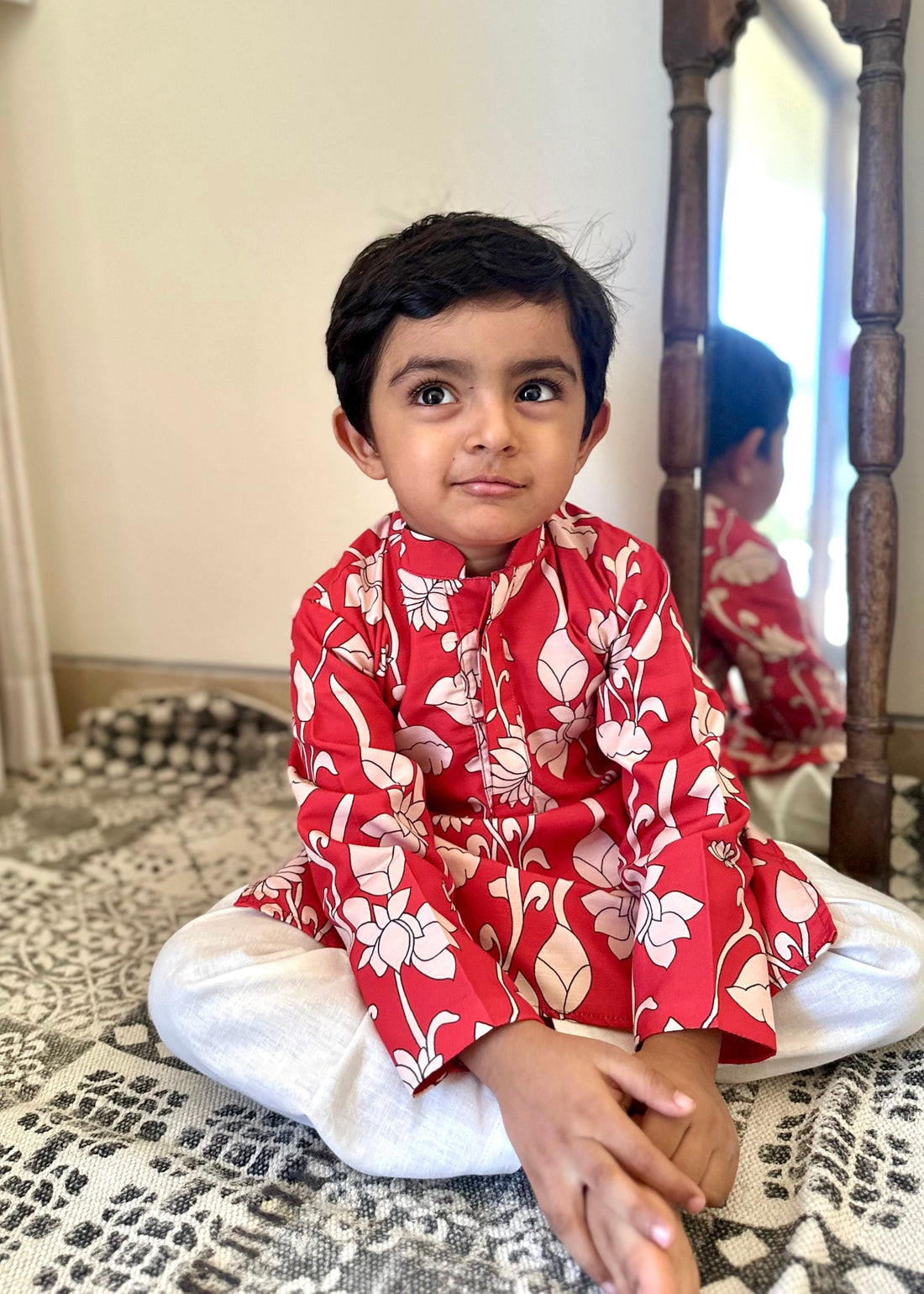 IM-Krish Red floral